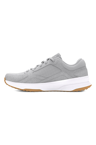 Under Armour – Edge Suede – Gepolsterte Wildleder-Sneaker in Grau