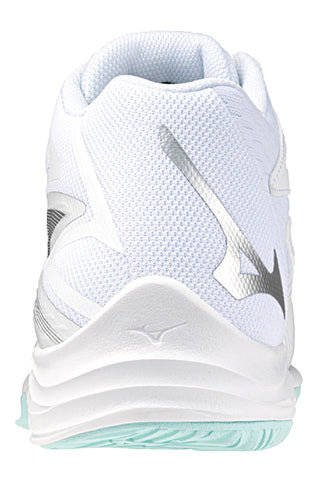 Scarpe da pallavolo bianche mid-cut ammortizzate Mizuno Thunder Blade Z MID