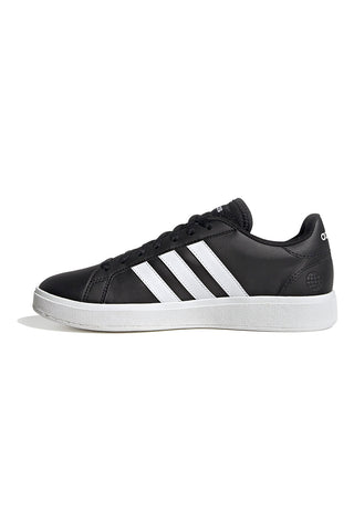 Adidas Grand Court Base 2 Schwarze Sneaker mit weißen 3-Streifen