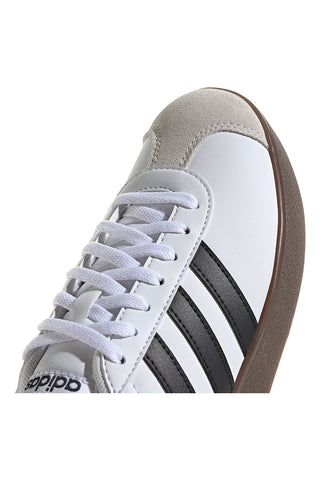 Scarpe bianche con strisce nere punta rinforzata Adidas VL Court Base