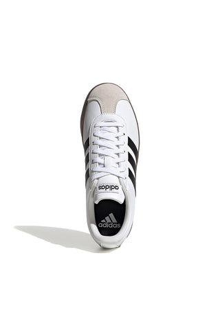 Scarpe bianche con strisce nere punta rinforzata Adidas VL Court Base