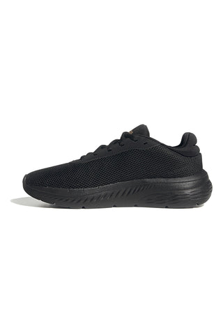 Adidas Cloudfoam Comfy Sneaker in Schwarz mit goldenen Details und Cloudfoam-Sohle