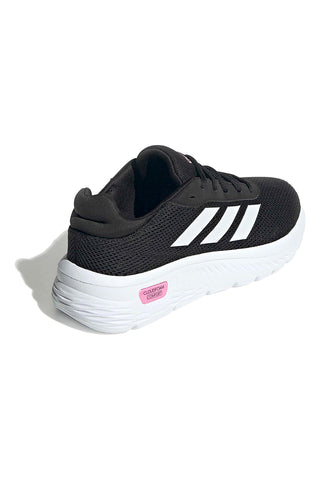 Schwarze Mesh-Sneaker mit gepolsterter Sohle Adidas CloudFoam Comfy
