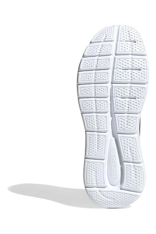 Schwarze Mesh-Sneaker mit gepolsterter Sohle Adidas CloudFoam Comfy