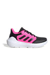 Adidas Tensaur Run 3 J Sneaker in Schwarz und Fuchsia mit Cloudfoam-Sohle
