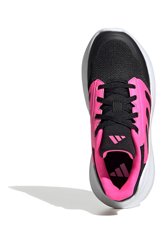 Adidas Tensaur Run 3 J Sneaker in Schwarz und Fuchsia mit Cloudfoam-Sohle