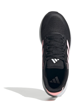 Adidas Runfalcon 5 J – Schwarze Laufschuhe mit rosa Mesh-Details