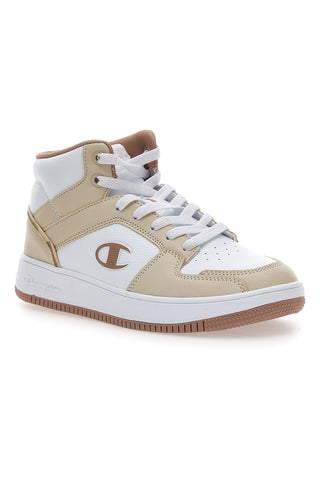 Sneakers bianche e beige mid Champion RD18 2 Mid