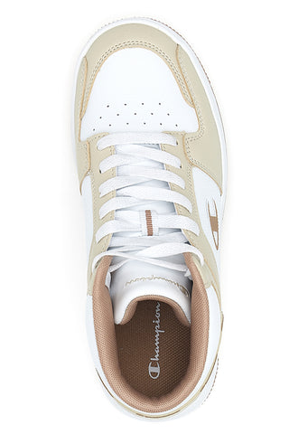 Sneakers bianche e beige mid Champion RD18 2 Mid