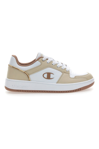 Sneakers beige e bianche con dettagli color sabbia Champion RD18 2.0 Low