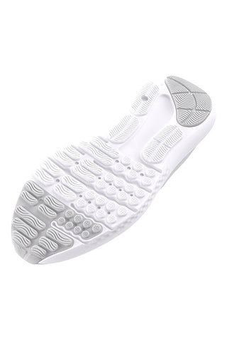 Graue Mesh-Turnschuhe für Damen Under Armour GGS Surge 4