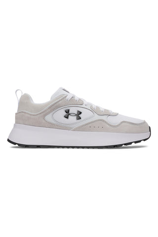 Sneakers bianco e grigio chiaro con logo laterale e suola rialzata Under armour W Mirage Sport