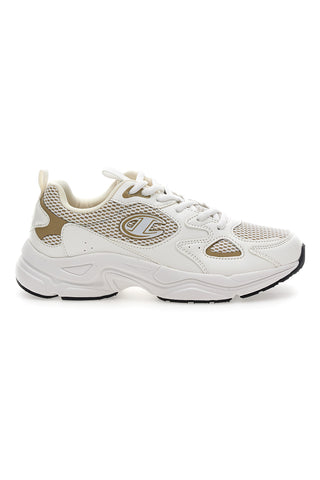 Sneakers bianche e beige con lacci Champion Countess Evolve