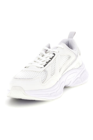 Weiße Turnschuhe mit Mesh und EVA-Sohle Champion RT25 Mesh