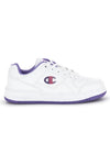 Weiße Turnschuhe mit lila Details Champion RD18 Low G GS