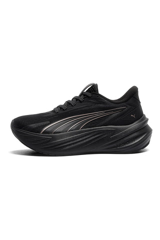 Schwarz gepolsterte Laufschuhe Puma Maxima Pro