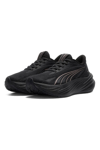 Schwarz gepolsterte Laufschuhe Puma Maxima Pro