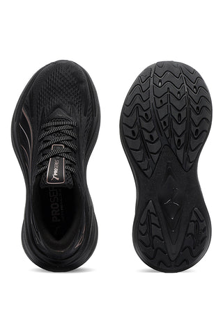 Schwarz gepolsterte Laufschuhe Puma Maxima Pro
