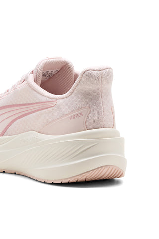 Rosa gepolsterte Slip-on Laufschuhe Puma Dasher Lite SlipTech