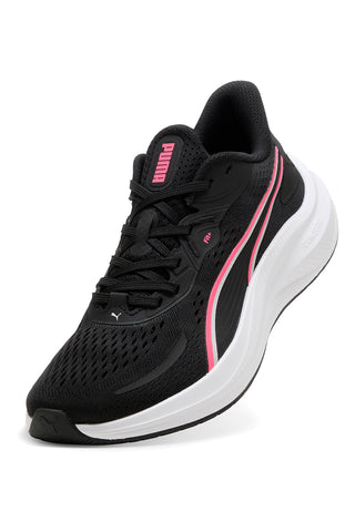 Scarpe running Nero Rosa ammortizzate leggere Puma Skyrocket Lite 2