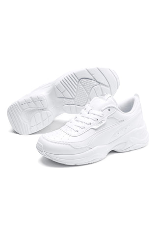Weiße Plateau Turnschuhe Puma Cilia Mode
