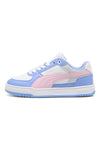 Sneakers bianche azzurre e rosa Puma Caven III Block Jr