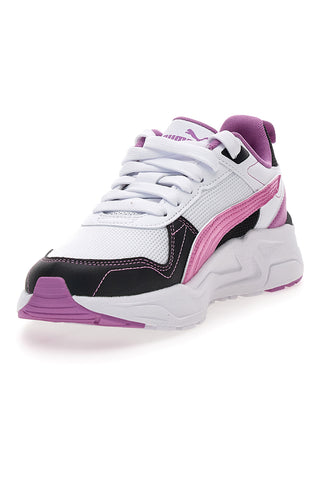 Weiß rosa und schwarz Mesh Turnschuhe Puma Trinity 2 Lt Jelly Heaven Jr
