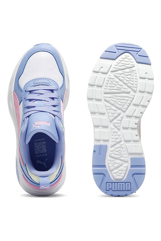 Sneakers azzurre rosa e bianche Puma Trinity 2 Lt Jr