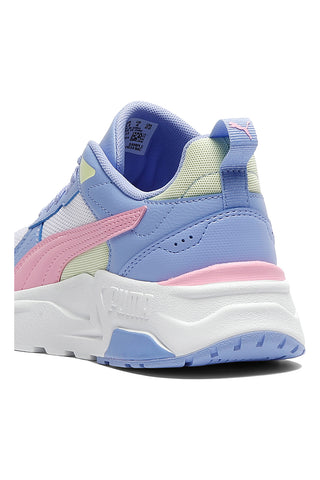 Sneakers azzurre rosa e bianche Puma Trinity 2 Lt Jr