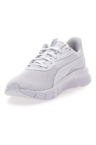 Weiß und hellgrau Mesh Turnschuhe Puma FlexFocus Lite Modern Jr