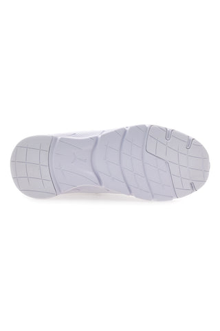 Weiß und hellgrau Mesh Turnschuhe Puma FlexFocus Lite Modern Jr
