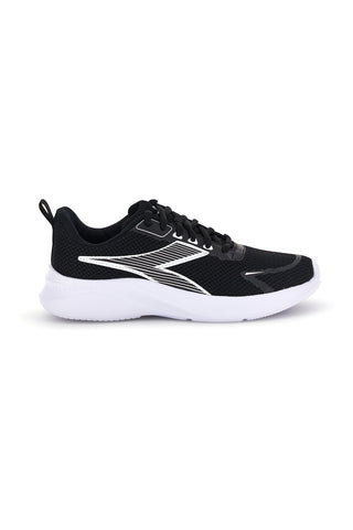 Diadora Robin 7 W schwarz weiß atmungsaktiv gepolstert Laufschuh