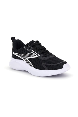 Diadora Robin 7 W schwarz weiß atmungsaktiv gepolstert Laufschuh
