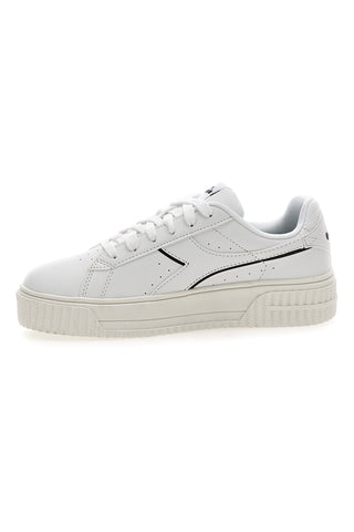 Sneaker da donna bianche con platform Diadora Jace Double Wn