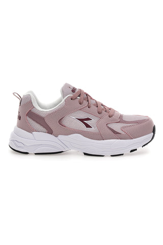 Mädchen rosa Trainer mit kontrastierenden Einsätzen Diadora Alley GS
