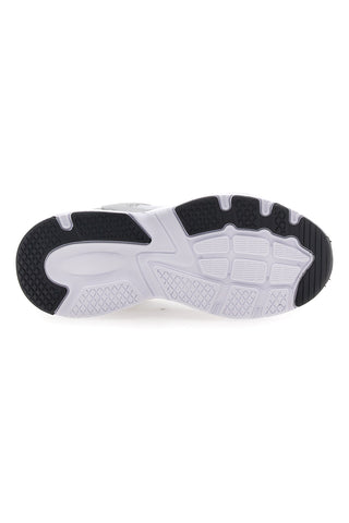 Sneaker da ragazza bianche e argento con inserti metallizzati Diadora Alley Metal GS