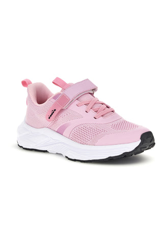 Rosa Turnschuhe mit Klettverschluss aus atmungsaktivem Stoff Diadora Snipe 4 Jr