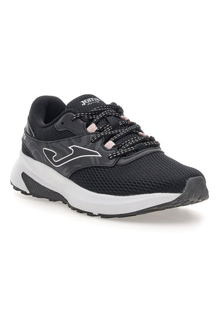 Schwarze atmungsaktive gepolsterte Laufschuhe Joma RMETLS2601