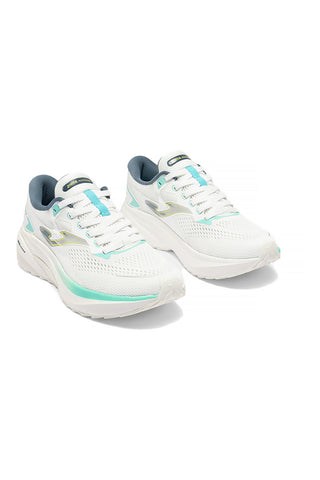 Weiße Laufschuhe mit atmungsaktiven Einlagen in Petrol Joma Speed 2602