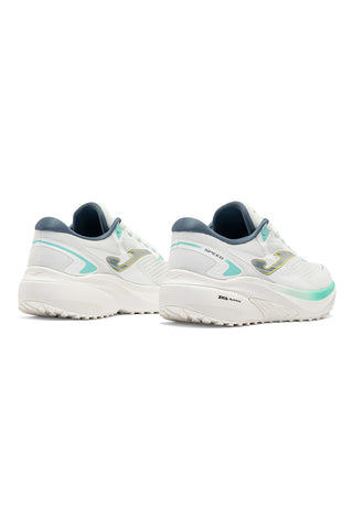 Weiße Laufschuhe mit atmungsaktiven Einlagen in Petrol Joma Speed 2602