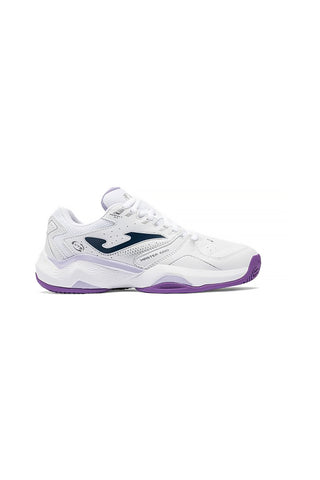 Scarpe da tennis bianco con inserti viola traspiranti Joma Master 1000 2602