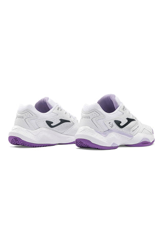 Scarpe da tennis bianco con inserti viola traspiranti Joma Master 1000 2602