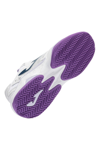 Scarpe da tennis bianco con inserti viola traspiranti Joma Master 1000 2602