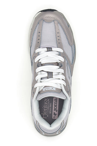 Graue und rosafarbene Damen-Turnschuhe aus atmungsaktivem Mesh von Joma RRT50LS2619