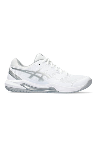 Weiß und Silber Tennisschuhe Asics Gel-Dedicate 8