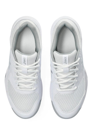 Scarpe da tennis bianche e argento Asics Gel-Dedicate 8