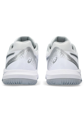 Scarpe da tennis bianche e argento Asics Gel-Dedicate 8