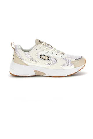 Beige atmungsaktive Mesh-Komfort-Turnschuhe Fila Kreatix Wmn