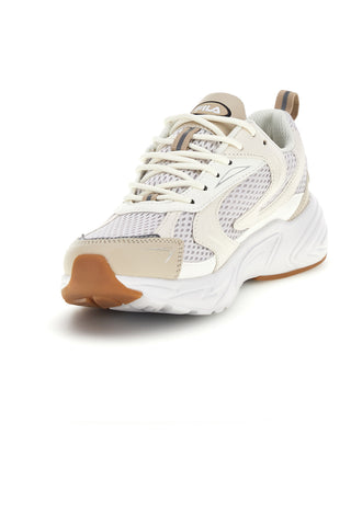 Beige atmungsaktive Mesh-Komfort-Turnschuhe Fila Kreatix Wmn