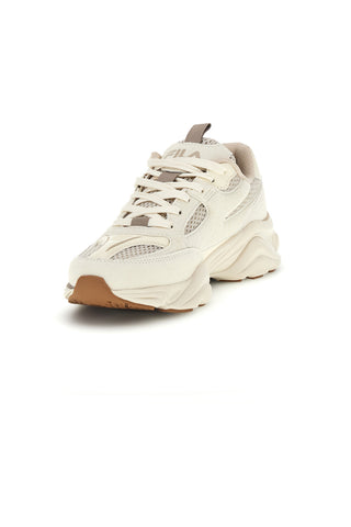 Atmungsaktive Mesh pro Komfort Schaumstoff beige Turnschuhe Fila Recade S